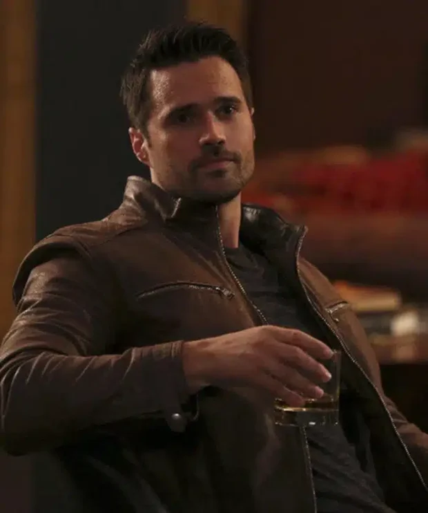 Agents of Shield Grant Ward Leather Jacket - Image 2