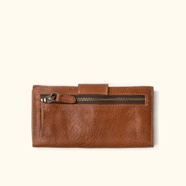 Madison Leather Checkbook Wallet - Image 2