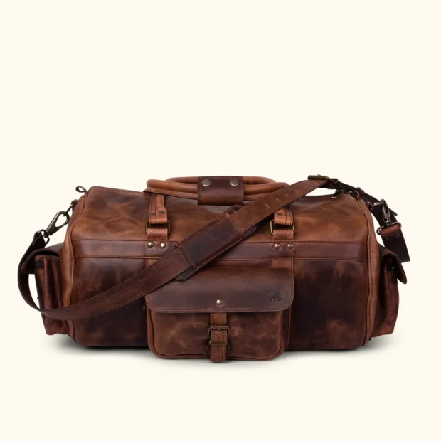 Roosevelt Buffalo Leather Duffle Bag