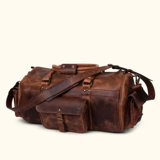 Roosevelt Buffalo Leather Duffle Bag - Image 2