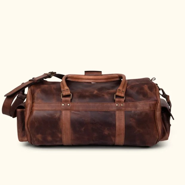 Roosevelt Buffalo Leather Duffle Bag - Image 3