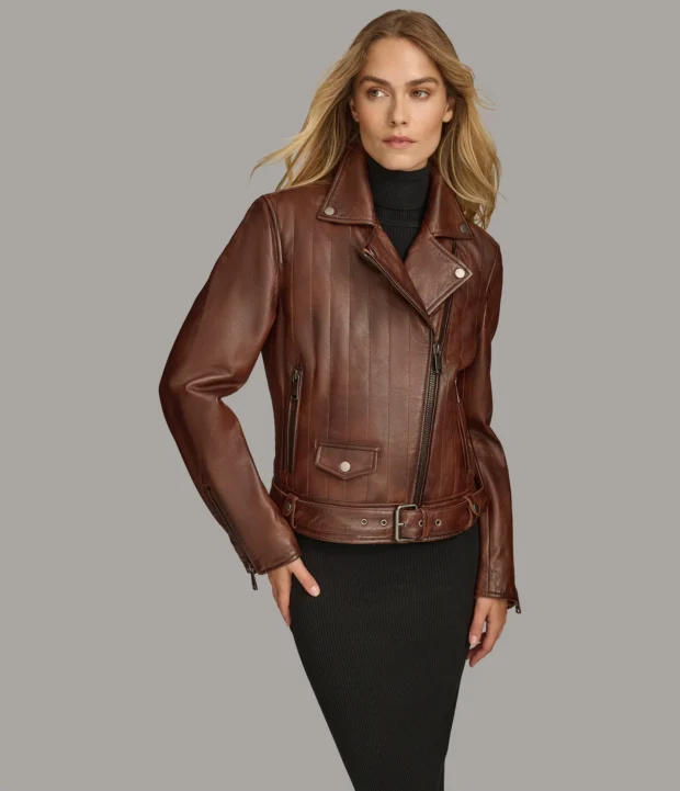 Bria Rail Quilted Moto - Image 3