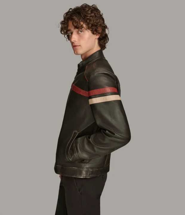 Elliot Striped Racing Jacket - Image 3