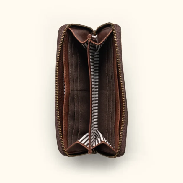 Madison Leather Wristlet Wallet - Image 4